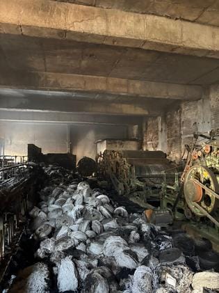 Fire breaks out in factory on Kabadi Road, goods burnt