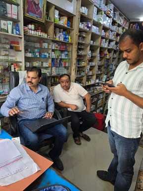 Nine medical stores were inspected and eight samples of cough syrup were taken.