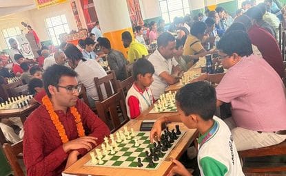 Participants from ten states displayed their intellectual abilities in chess.