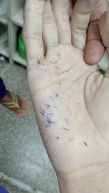Mayank got into a fight with a classmate over a seat, and the teachers scolded him in front of everyone.