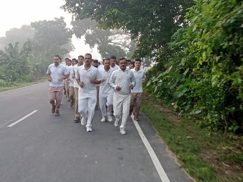 Inspired towards fitness by running