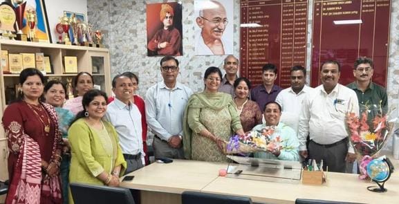 Dr. Taneja became the regular principal of Government College Chhachhrauli