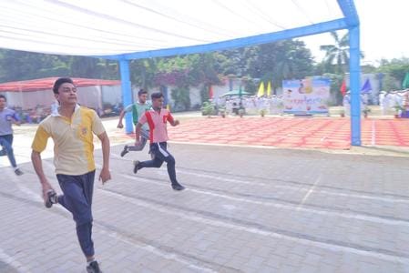 Children showcase their talent in the sports festival