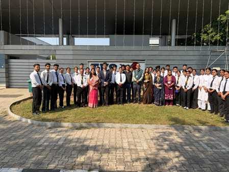 Law college students visited TVS company