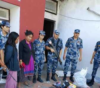 Two women carriers caught with electronic goods worth lakhs of rupees