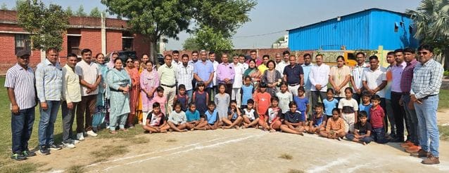 Jind won the district level carrom competition.