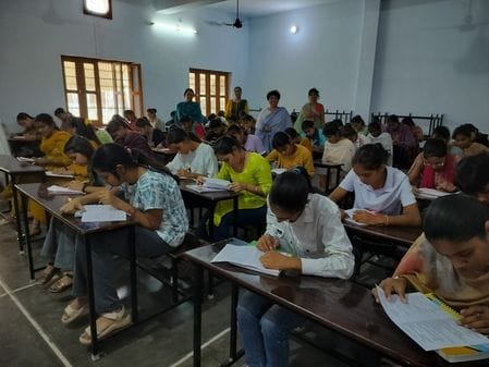 Road safety information given to girl students
