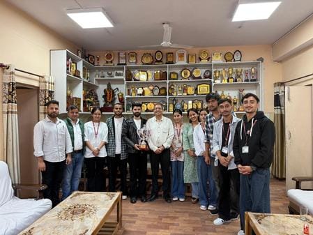 Kashish and Rony Rana secured first position in the state in Yuva Mahotsav Group-1.
