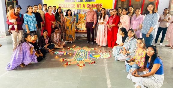 Rangoli designs of different shapes
