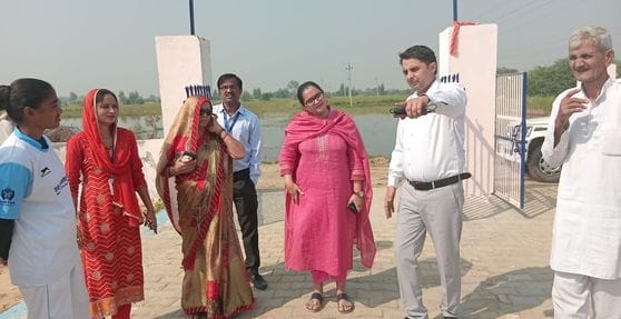 SDM inspected the development works in Sikandarpur.