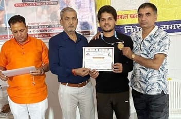 Ankush stood first in grappling wrestling