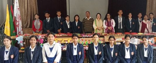 Krishna Sadan won the Rangoli competition