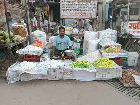 The market was vibrant on Dhanteras and Diwali.