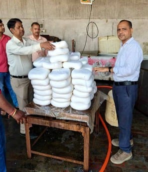 10 quintals of paneer prepared with palm oil seized