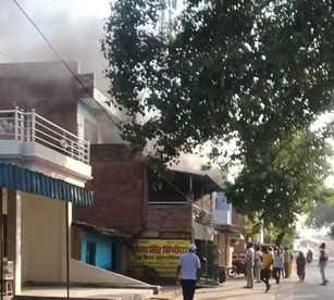 A short circuit caused a fire in the house of a retired Air Force personnel