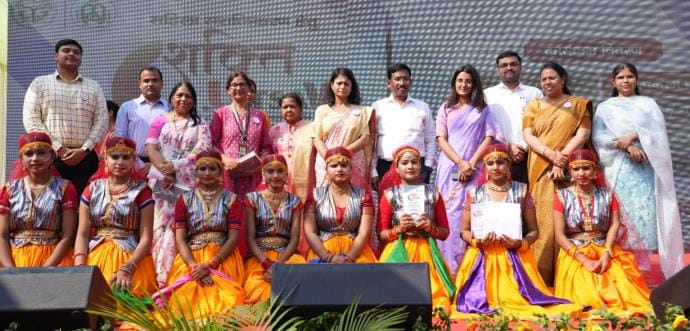 Cultural competitions held at Mission Shakti Utsav