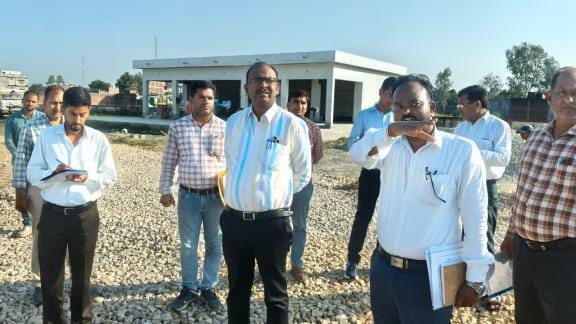 DM inspected the new sub-market site.
