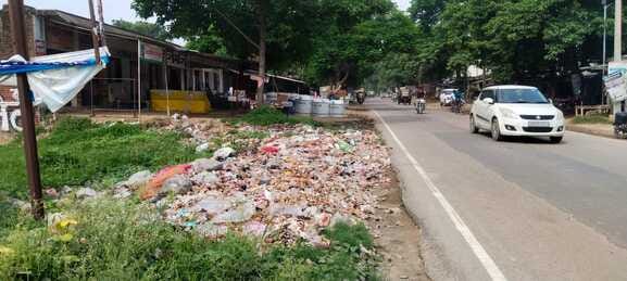 Garbage house next door, dirt and chaos on the road increased the problem.