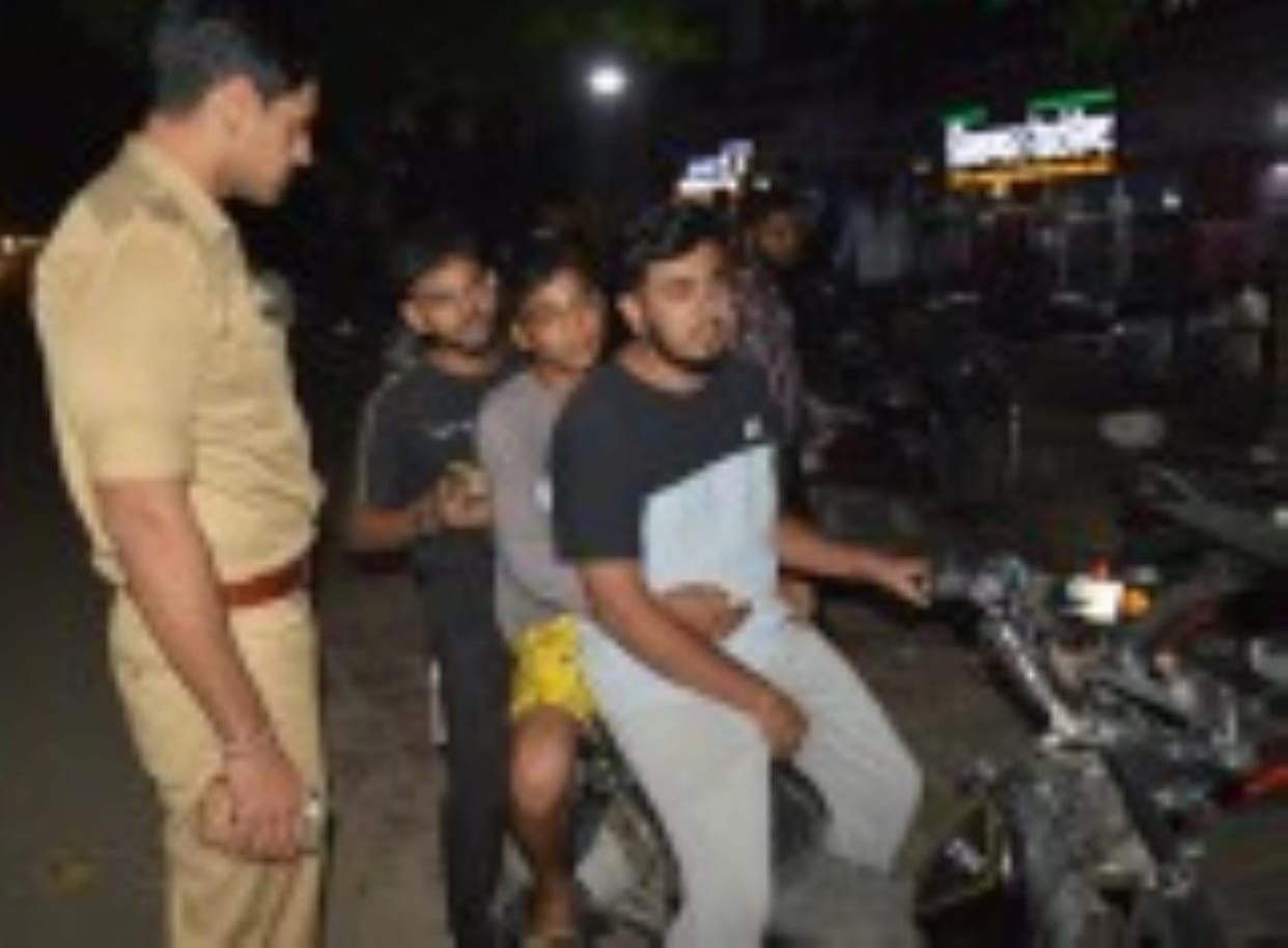 Vehicles crawled on MG Road and the highway, leaving the police sweating.