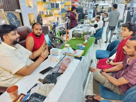 Increased sales of electronic goods and mobiles
