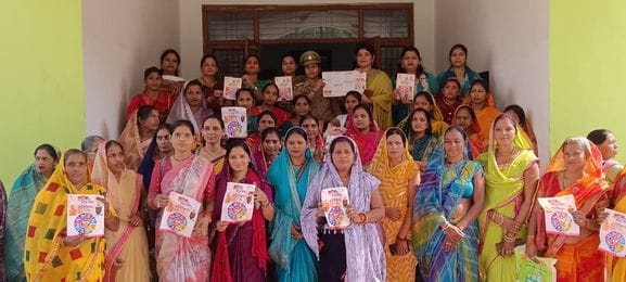Women Commission member inspected Anganwadi center
