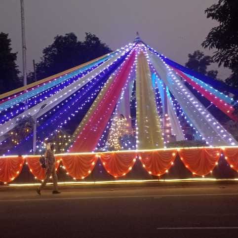 Dharmanagari lamp donation fair started shining, devotees started gathering