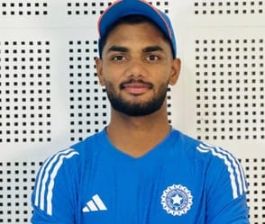 Kanishk Chauhan took three wickets and scored 37 runs.