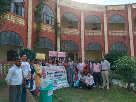 Students launched a cleanliness drive