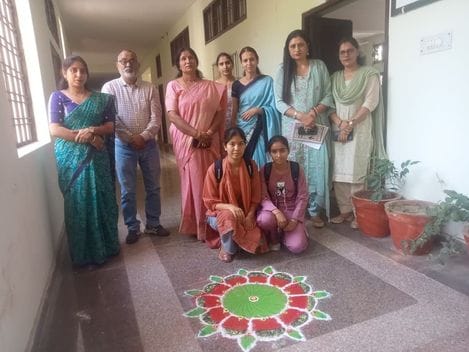 Payal Group wins Rangoli competition