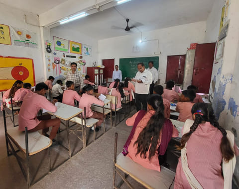 Rajwati of Ghanghausi topped the Mathematics Olympiad