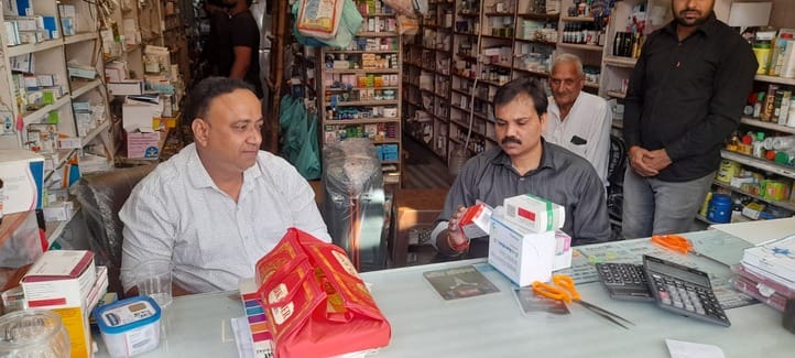 District Drug Officer inspected the medical store