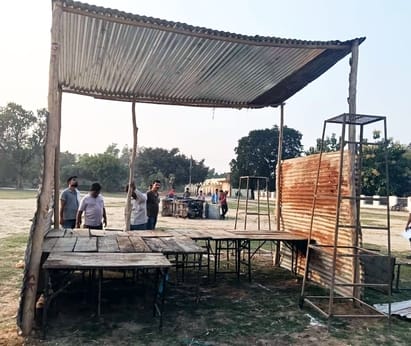 Firecracker market started being set up at OCF ground, 129 applications were received.