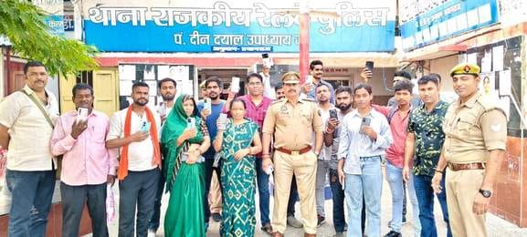 GRP gets back lost mobile phones of 90 people