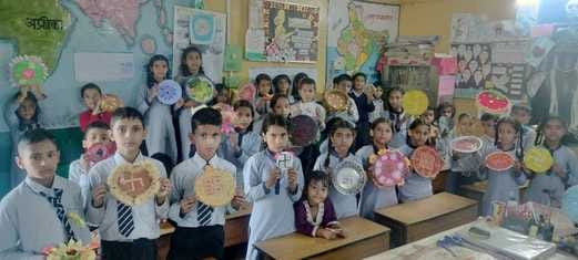 pre diwali celebration in prem nagar school