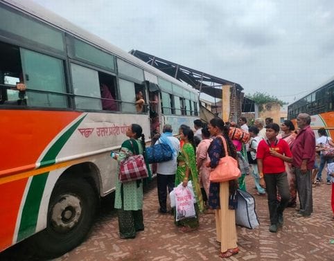 Roadways buses plying on local routes to Delhi
