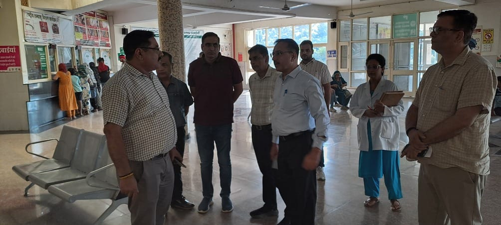 CMO inspected the mortuary under construction.