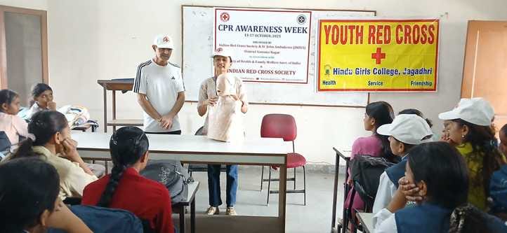 First aid information given to students