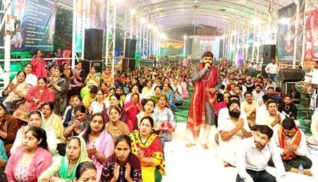 There is something in your government...devotees danced to the hymn