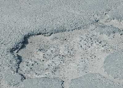 Deep potholes in Sector 13-17 have become a problem.