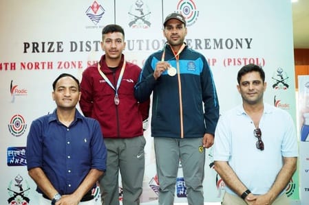 Viraj Singh won gold in shooting