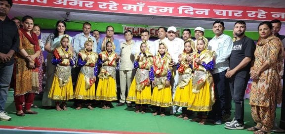 Harnampura School won in dance, group singing and solo dance.