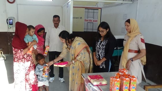 Celebrated Diwali with prisoners in jail