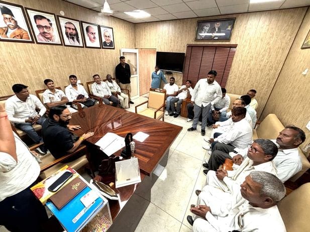 MLA Atri met workers and common people