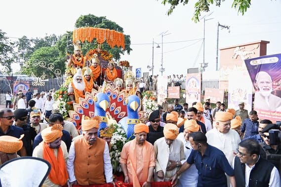 The grand coronation of Lord Rama in picturesque Ayodhya