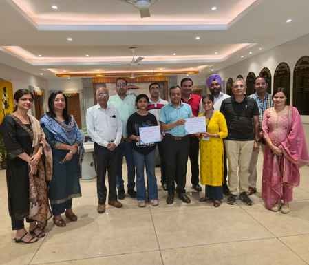 Yashika got first place in essay writing competition