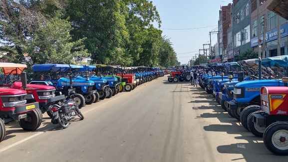 A used tractor fair has been held every Sunday for the past 33 years, selling over 100 tractors