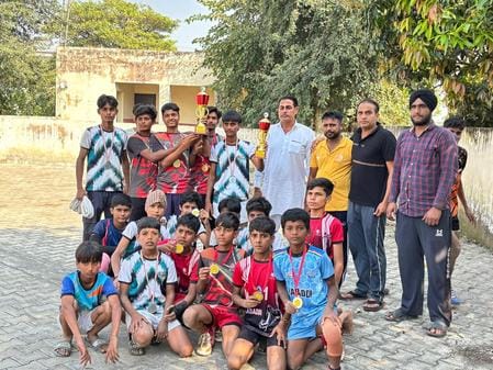 Sadhura village captured the trophy