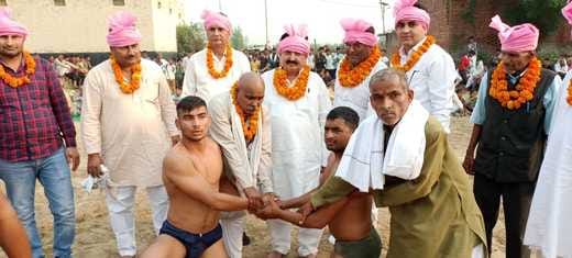 Badri, Sahil, Amit and Deepanshu won the wrestling matches.