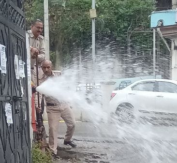 Fire department on alert for Diwali, water supply restored in hydrants