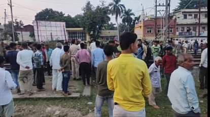 Two women were hit by a train, one died on the spot, the other was seriously injured.